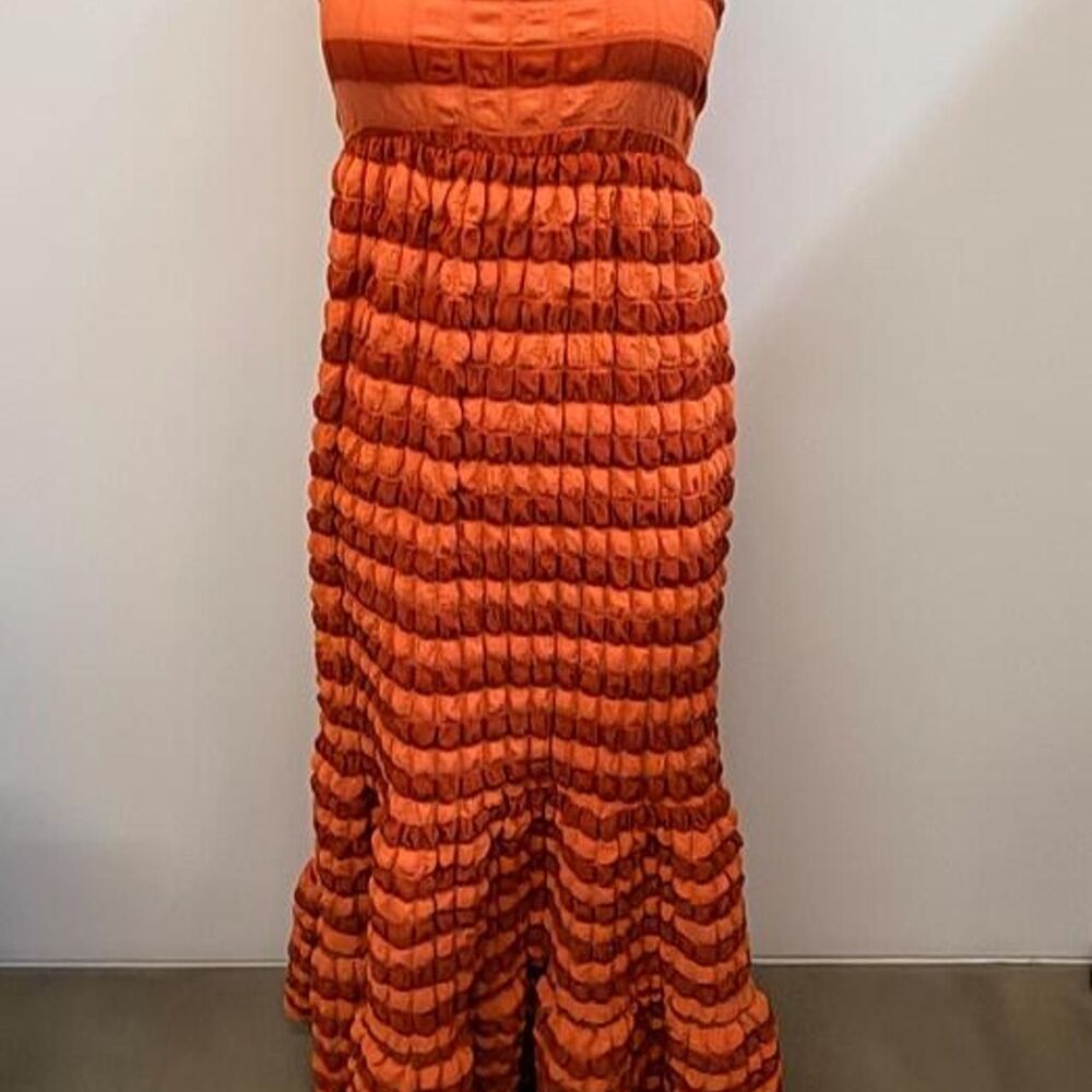 Forever 21Maxi Tube Dress with Square 3D Effect Size Small